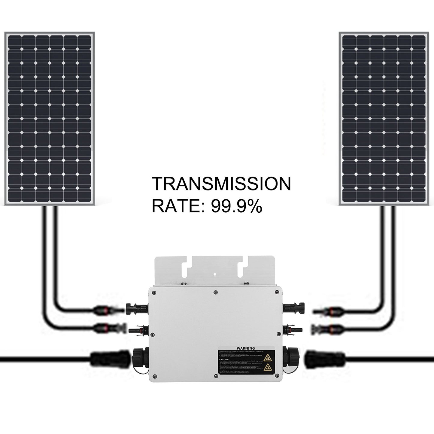 NHE HANSON ENERGY 600W MPPT Waterproof Solar Grid Tie Inverter DC to AC 220V Micro Inverter