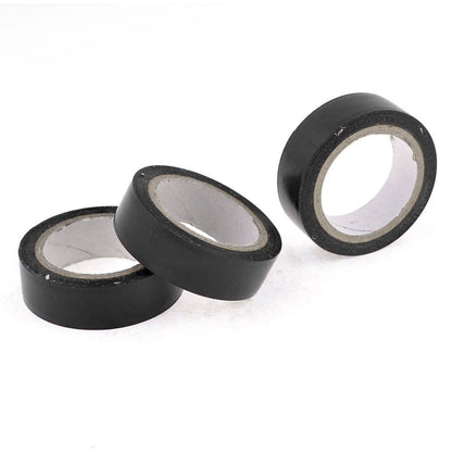 carpet 2Pcs Black 15mm x 9Meter PVC Electrical Insulation Adhesive Tape