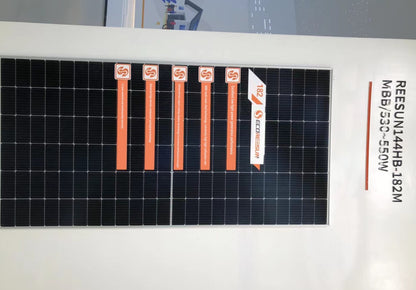 ECOREESUN solar panels for the production of electricity, Advanced Solar Cell Tech and Panel Structure