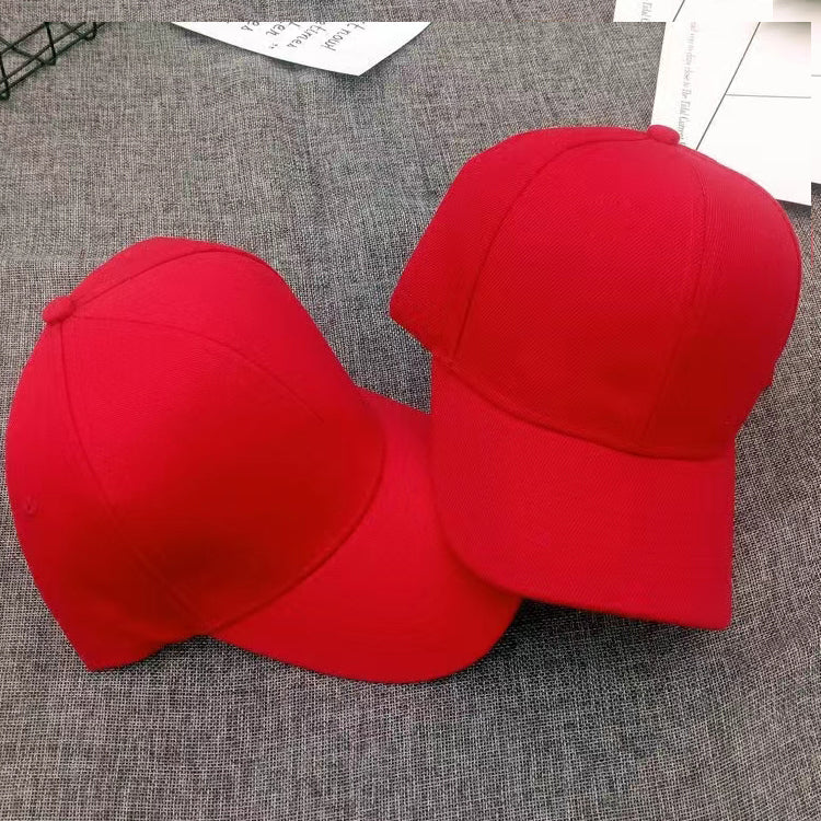UNILISA Adjustable Solid Cotton Polyester Blank Back Buckle Baseball Cap
