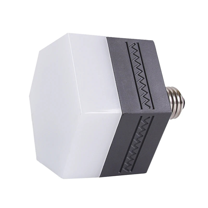 ZZHOB Interior corridor bedroom living room hexagonal cube gray led bulb