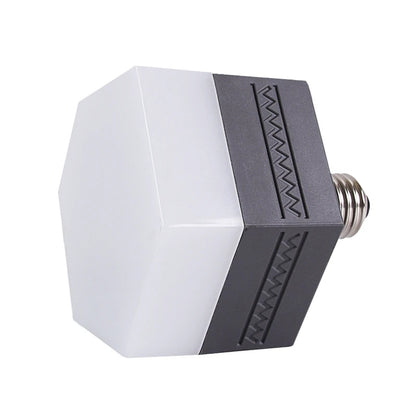 ZZHOB Interior corridor bedroom living room hexagonal cube gray led bulb