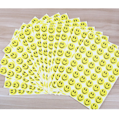 JC&YUKI Personalized stickers Smile Face Stickers Happy Face Stickers 500 Pieces