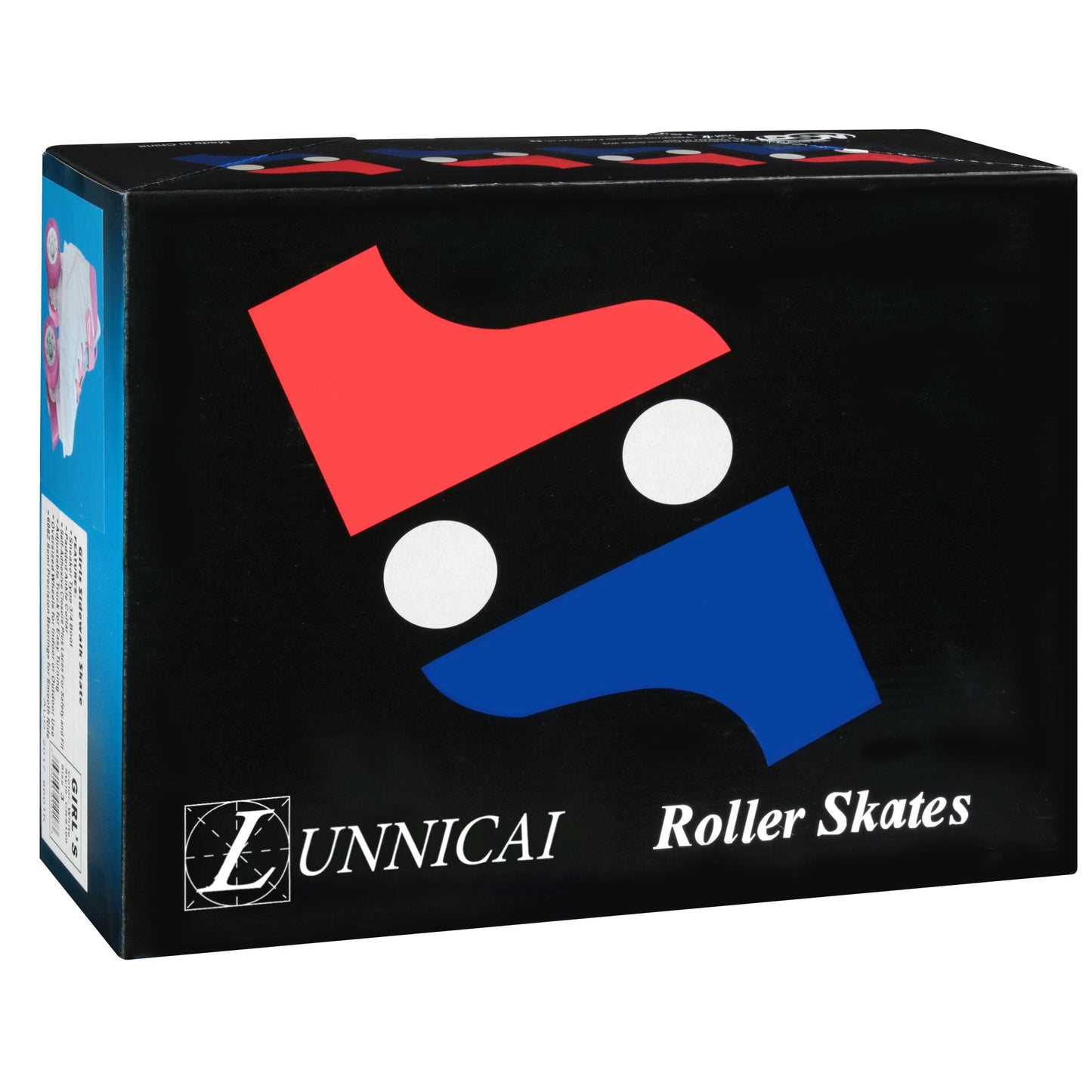 LUNNICAI Girls' Quad Roller Skates Sidewalk Skates