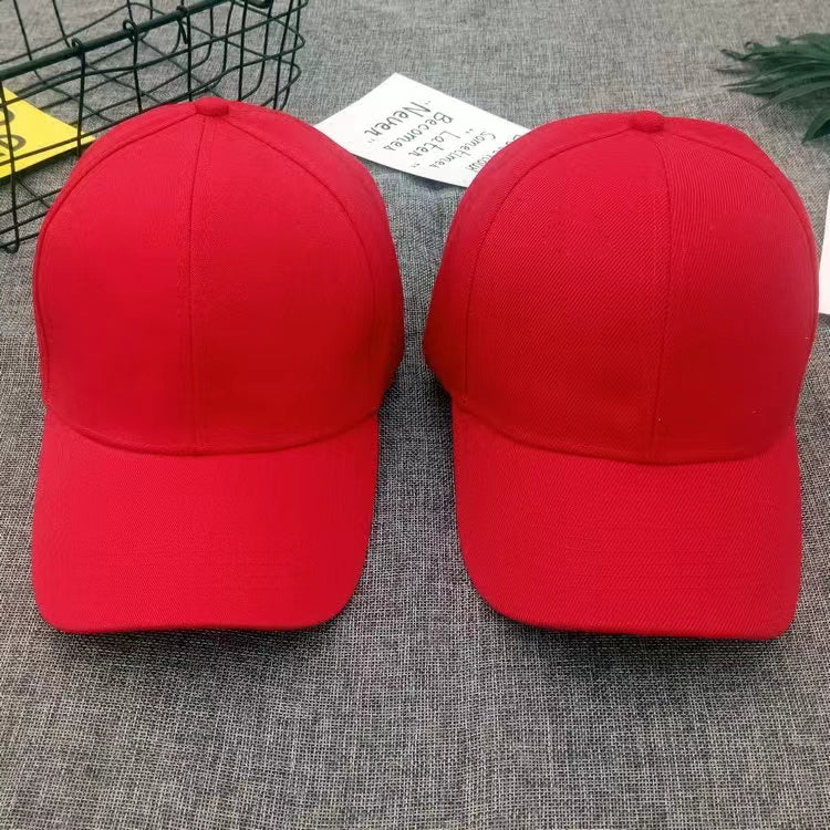 UNILISA Adjustable Solid Cotton Polyester Blank Back Buckle Baseball Cap