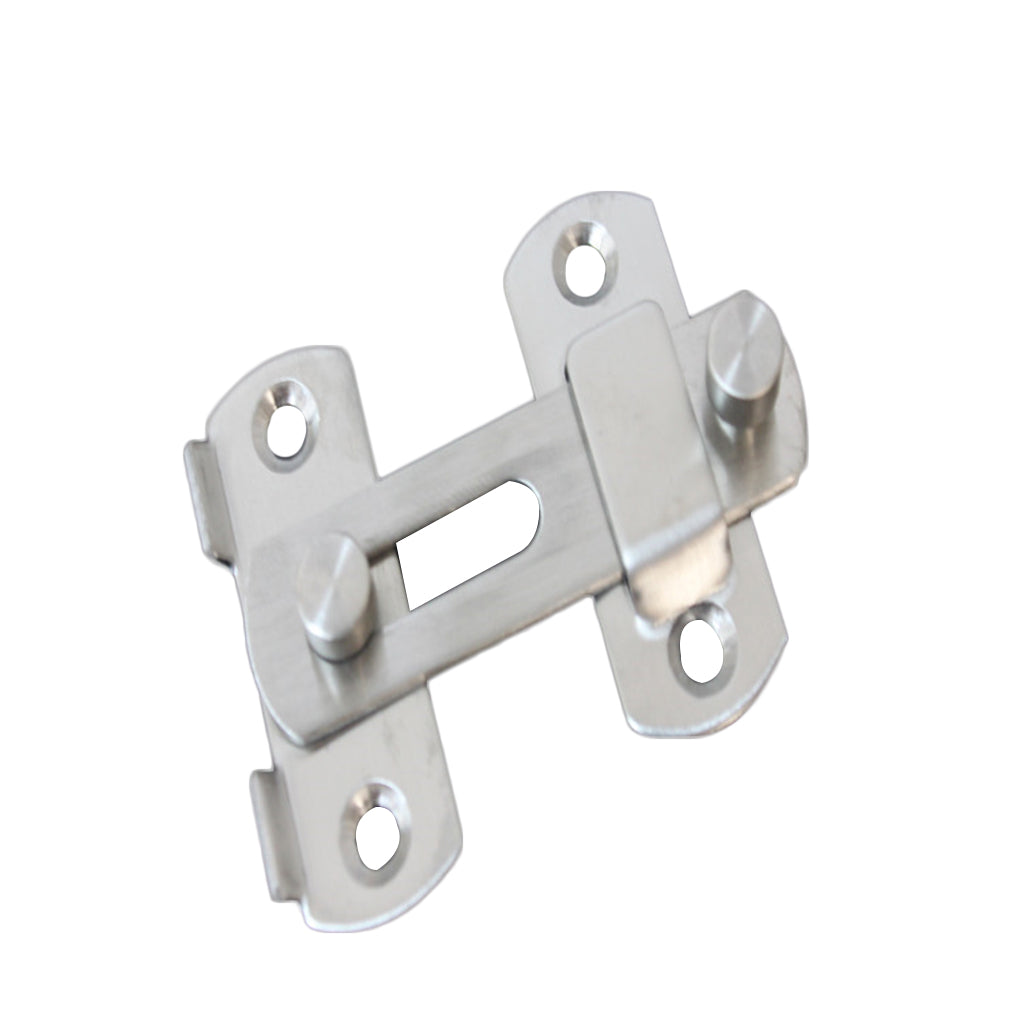 Lazysheep Stainless Steel Catch Latch Anti-theft Sliding Door Window Closet Bolt Slide Metal Lock