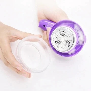 HeroKitty ELECTRIC SWEATER SHAVER LINT SHAVER LINT REMOVER SWEATER DEFUZZER FABRIC CLOTHES SHAVER/PULLER/REMOVER BATTERY-OPERATED LINT REMOVERS BATTERY FREE FOR SWEATER KNITWEAR CARPET BLANKETS COUCH FURNITURE