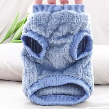 TICBIK PET DOG CLASSIC KNITWEAR SWEATER, FLEECE SWEATER SOFT THICKENING WARM WINTER PUPPY DOGS COAT, PET DOG CAT CLOTHES SOFT PUPPY CLOTHING FOR SMALL DOGS