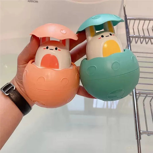 ihouse Bathing Toys for Toddlers Bathing Rabbit Water Eggshell   Baby Bathroom Floating Sprinkler Toy Water toys