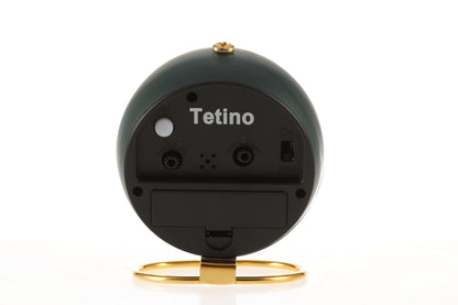 Tetino Silent Non Ticking Retro Vintage Alarm Clock Desktop Small Clock with Night Light Round Mini Alarm Clock For Bedroom Office