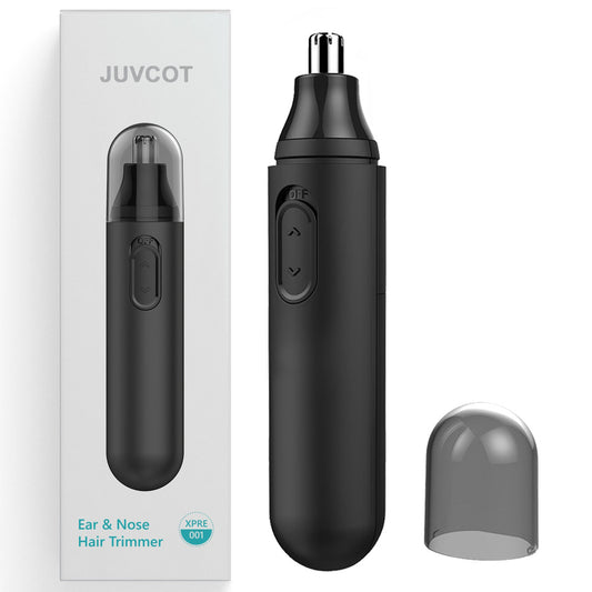 JUVCOT Nose Hair Trimmer Electric Nose Trimmer for Men and Women Waterproof Stainless Steel Rotation Blade for Easy Cleansing - Nose Hair Clipper