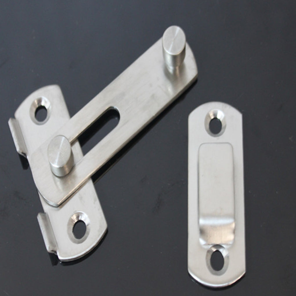 Lazysheep Stainless Steel Catch Latch Anti-theft Sliding Door Window Closet Bolt Slide Metal Lock