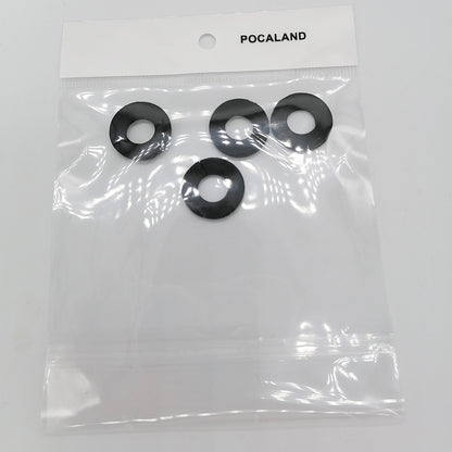 POCALAND Pipe gaskets Water Pipe Tube Hose Rubber Seal Ring Gasket Washer 19x9.5x2mm 20 pack (4 pcs per pack) Black