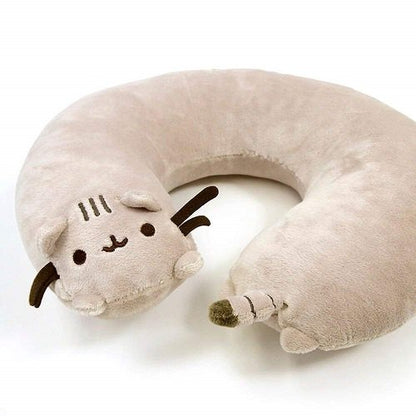 AceRevolution uffed Animal Plush Neck Pillow, Gray, 11"