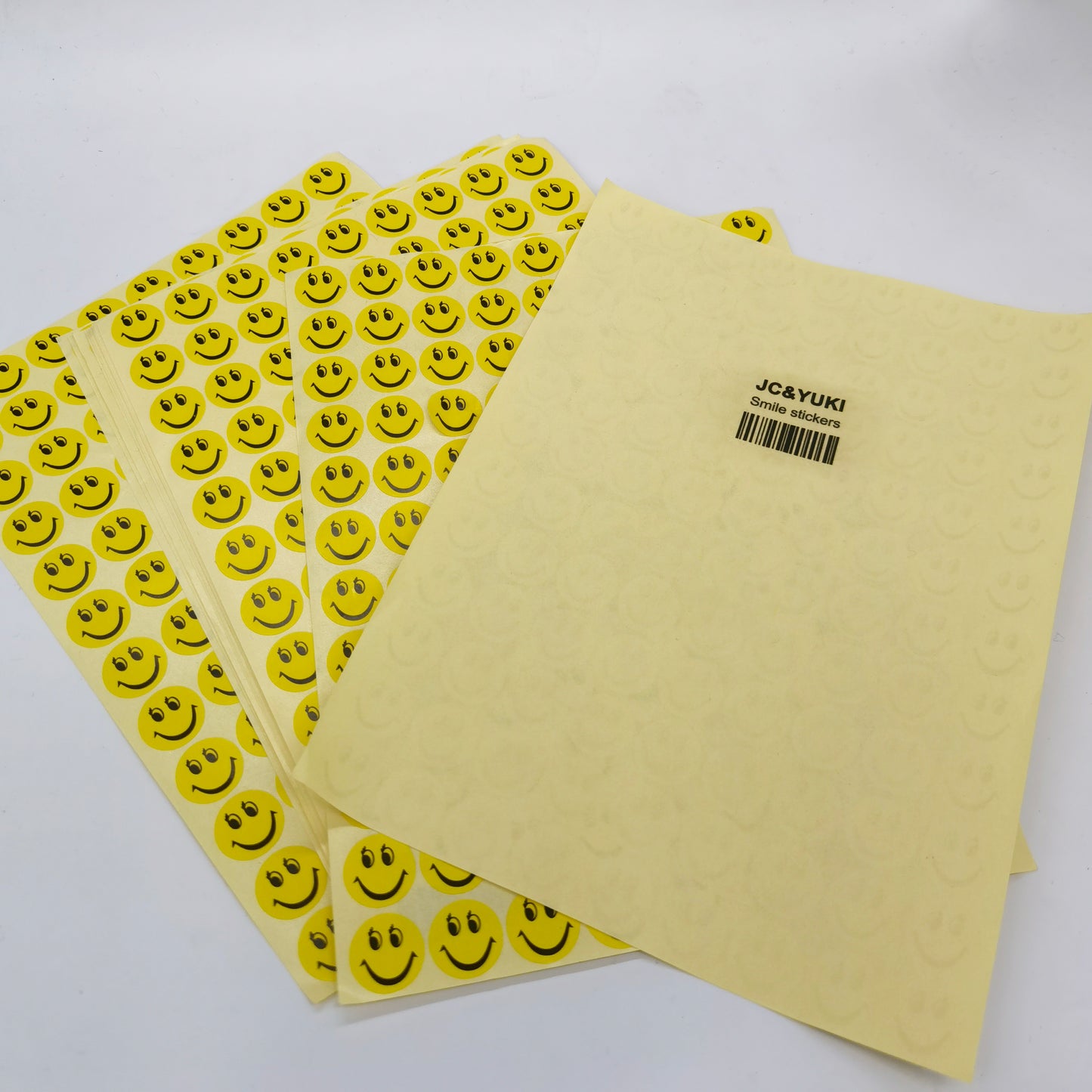 JC&YUKI Personalized stickers Smile Face Stickers Happy Face Stickers 500 Pieces