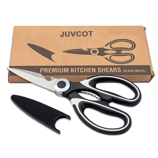 JUVCOT Kitchen Shears Heavy Duty Ultra Sharp Multi-Function Kitchen Scissors with Comfortable Handle