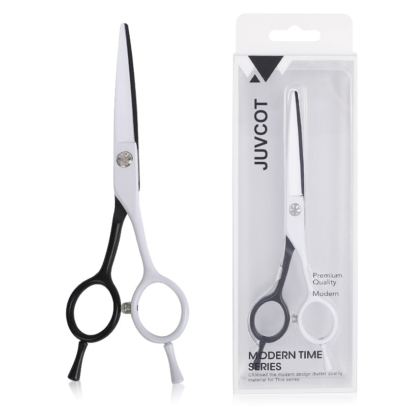 JUVCOT Professional Hair Cutting Scissors Barber Shears Family Salon Flat Tooth Hairdressing Tool