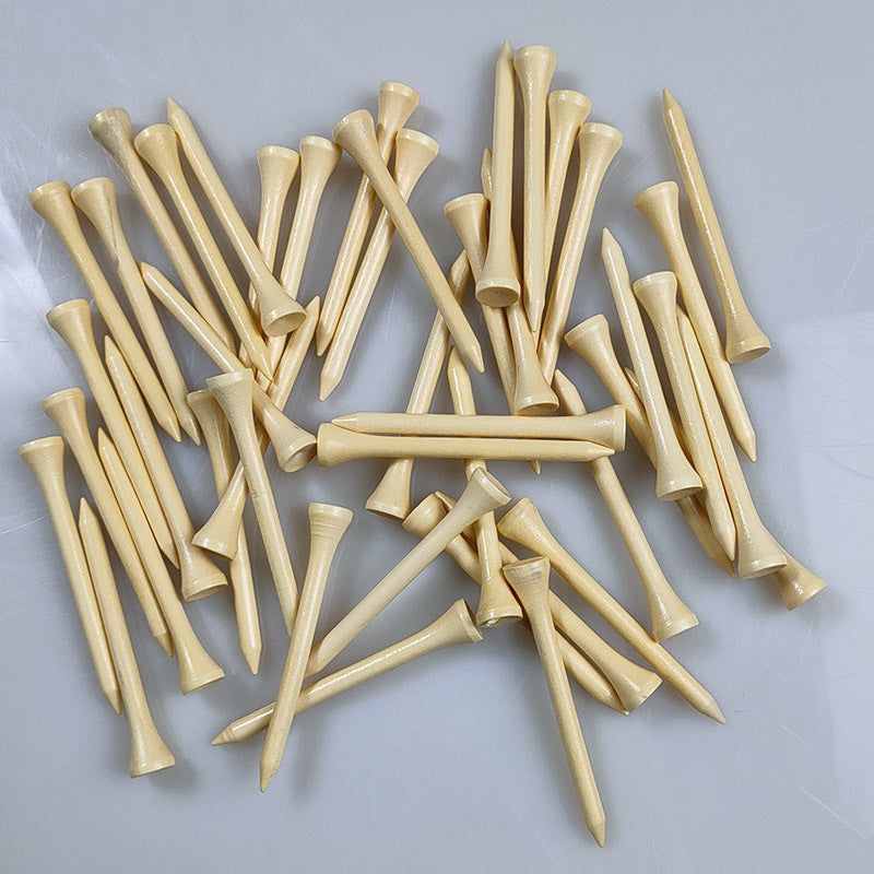 golfguru 82.55mm Bamboo Golf Tees for Training, Stronger than golf Wood Tees