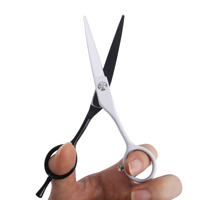 JUVCOT Professional Hair Cutting Scissors Barber Shears Family Salon Flat Tooth Hairdressing Tool