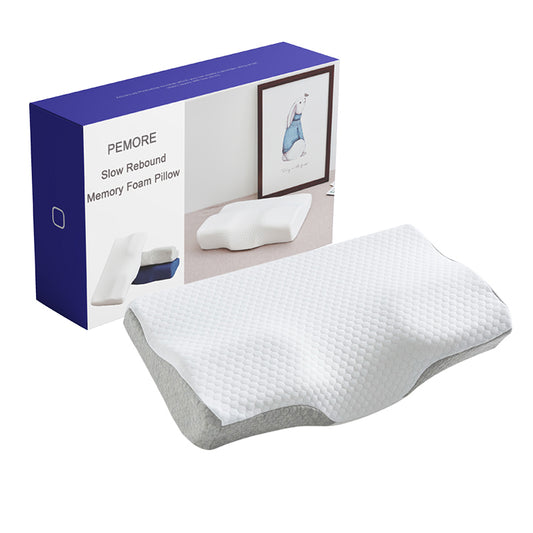 PEMORE Medical Ergonomic Sleeping Cervical Orthopedic Neck Bed Memory Foam Pillow For Sleeping