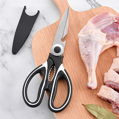 JUVCOT Kitchen Shears Heavy Duty Ultra Sharp Multi-Function Kitchen Scissors with Comfortable Handle