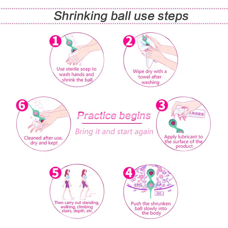 MASVSAM Vibrating benwa Balls Women Vibrator Sex Vagina Toy Silicone Exercise Smart Love Ball