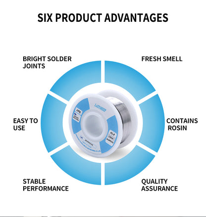 Lazysheep Soldering Wire Spool Electronic Device Circuit Board Crafting Repairing Soldering wire of metal