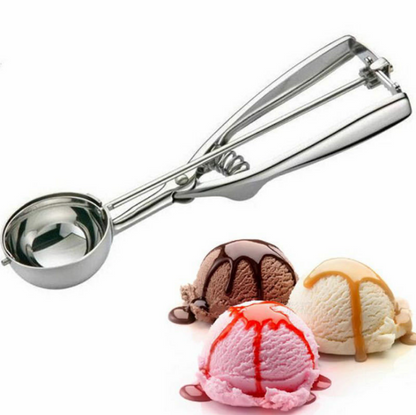 MonHome 3PCS Color Box Packing High Quality Stainless Steel Ice Cream Fruit Scoop