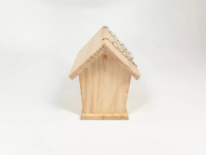 signamitto Wood Bird Nest Box Wooden Bird House For Hanging Indoor And Outdoor