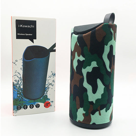 i-Kawachi Portable Wireless Speakers Fabric Stereo Loudspeaker Mini Music Outdoor Speaker Support FM TF Card