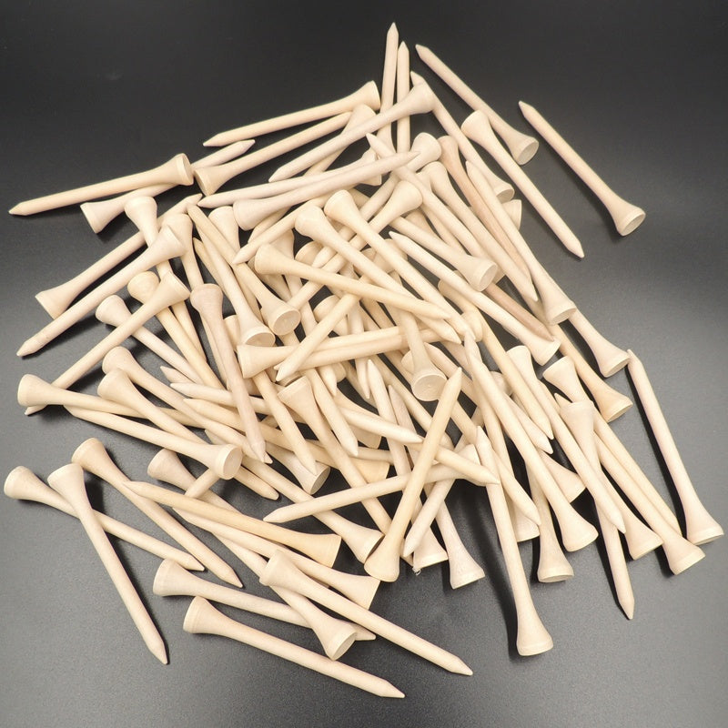 golfguru 82.55mm Bamboo Golf Tees for Training, Stronger than golf Wood Tees