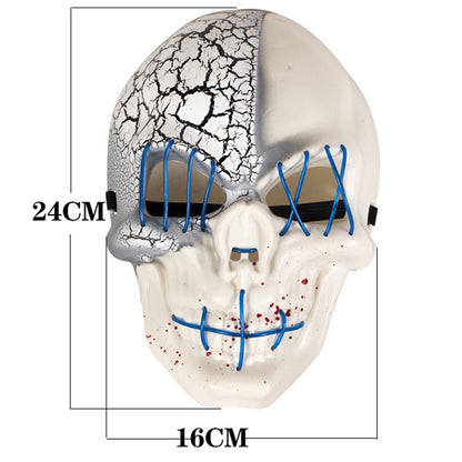 Bstask Screaming Darkness Skeleton head horror figure movie prop Masquerade Parties mask Halloween gifts Carnival Party Cos Play mask