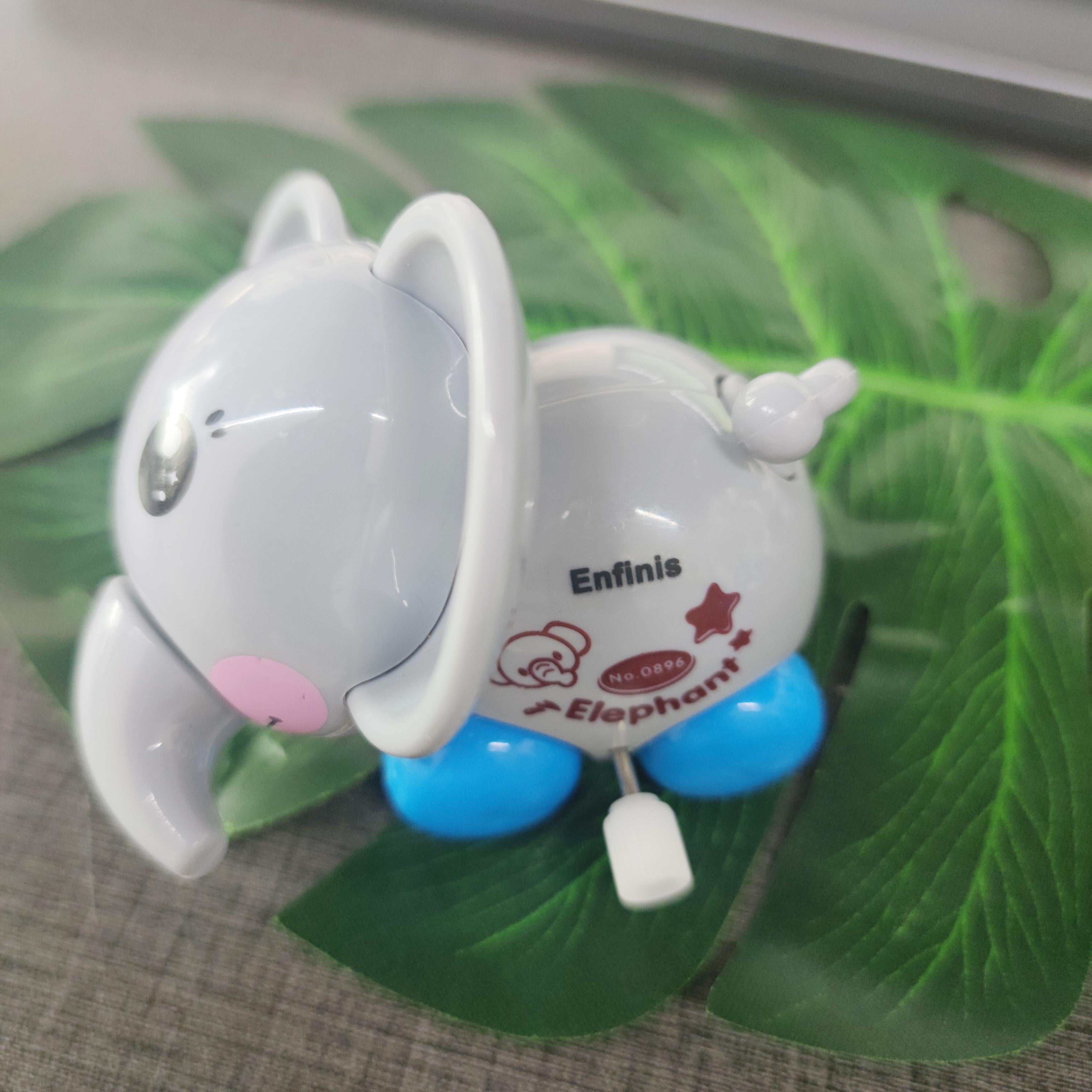Enfinis Clockwork elephant Children Little elephant Toys Baby Wind-Up ...