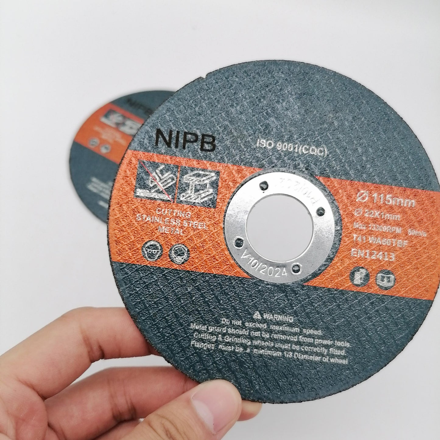 NIPB For Angle Grinder Steel Metal 4 Inch Cutting Disc Net Double Cut Abrasive Wheels