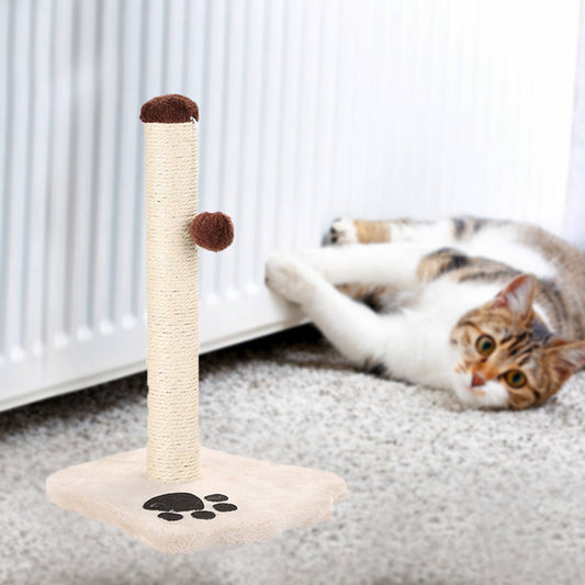 sacottama Cat scratching posts Rolling Tunnel Training Scratching Toys Interactive Tower Climbing Frame with Ball Interact