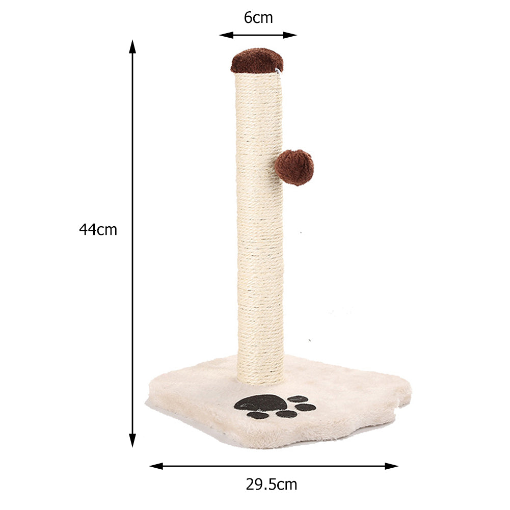 sacottama Cat scratching posts Rolling Tunnel Training Scratching Toys Interactive Tower Climbing Frame with Ball Interact