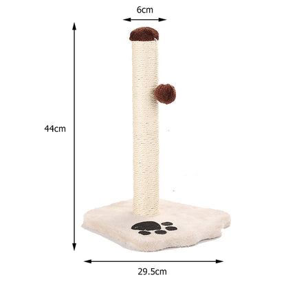 sacottama Cat scratching posts Rolling Tunnel Training Scratching Toys Interactive Tower Climbing Frame with Ball Interact