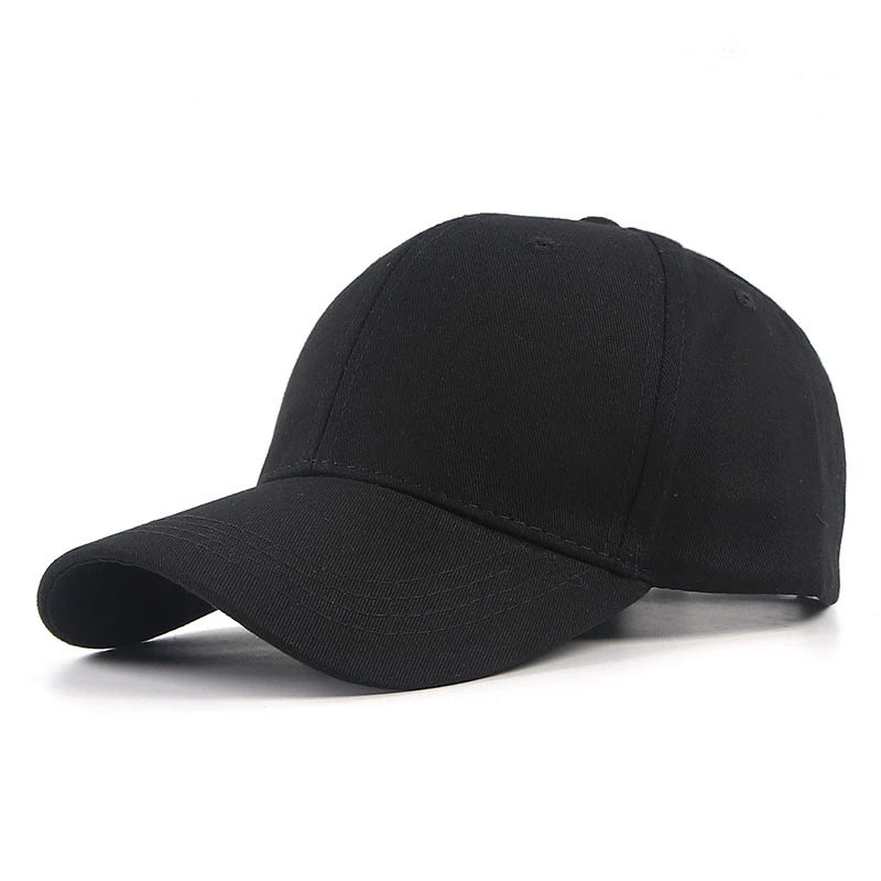 Hatsvop Unisex Cotton Men's Baseball Cap For Women 2022 Casual Solid Snapback Summer Hat Bone Fitted Hats Black White Caps