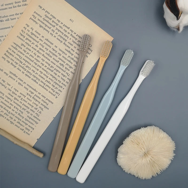 BRUSHOT Minimalist Toothbrush Medium Soft Hair Small Head Adult Male and Female Couples Family Pack Disposable Toothbrush Household Hospitality