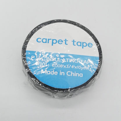 carpet 2Pcs Black 15mm x 9Meter PVC Electrical Insulation Adhesive Tape