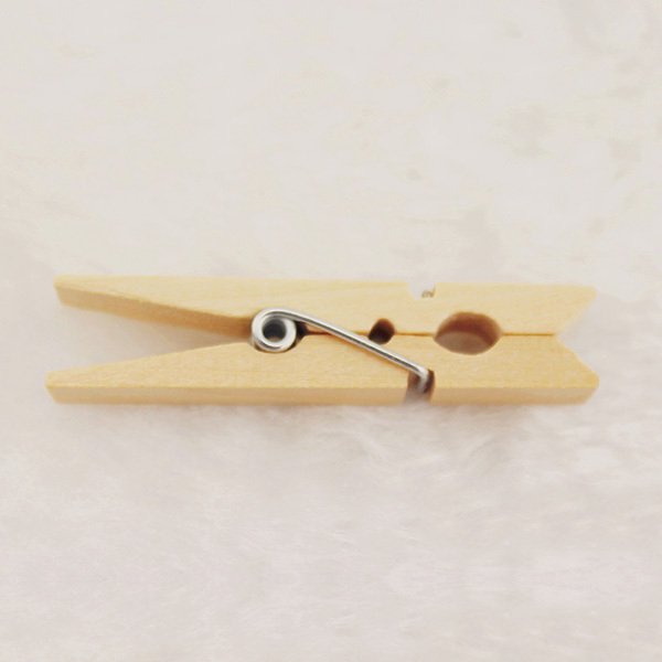 XCVBNM 50Pcs Mini Natural Wooden Clip Clothes DIY Photo Paper Peg Pin Clothespin Craft Clips Wood Clamp