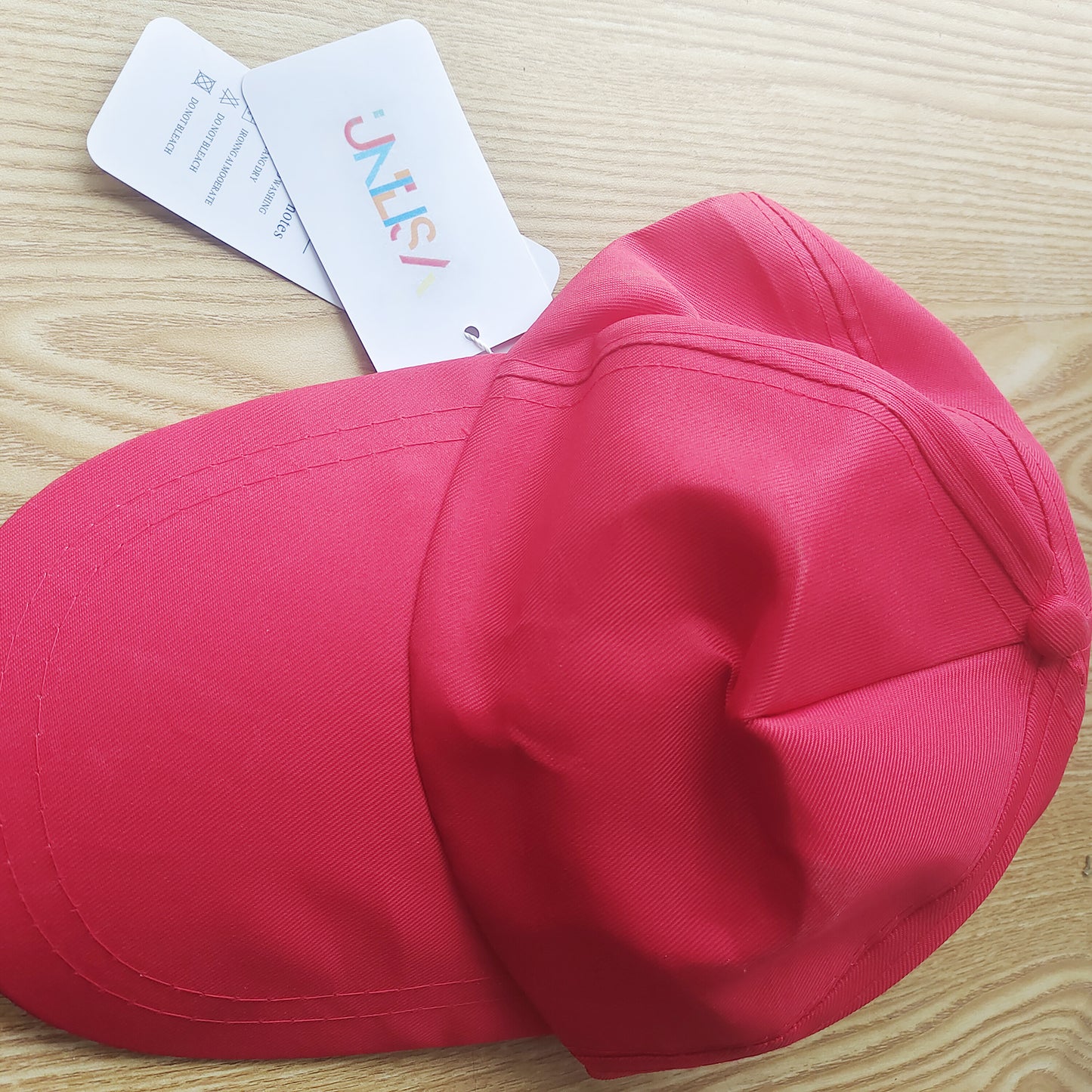 UNILISA Adjustable Solid Cotton Polyester Blank Back Buckle Baseball Cap