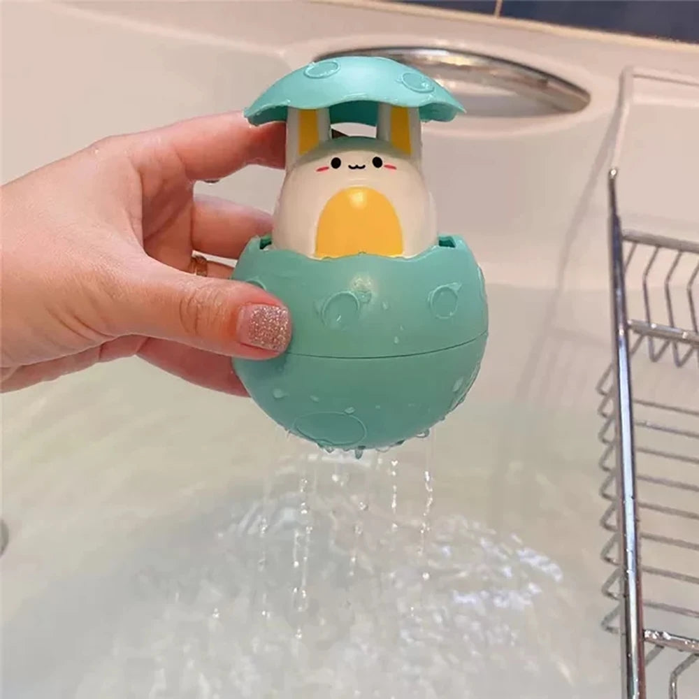 ihouse Bathing Toys for Toddlers Bathing Rabbit Water Eggshell   Baby Bathroom Floating Sprinkler Toy Water toys