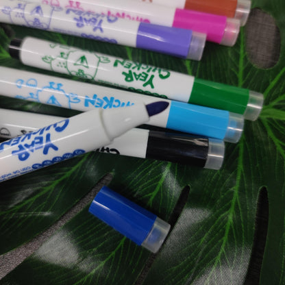 GZHIHUI Premium Acrylic Paint Pens - (12 Colors) Medium Coloured pens