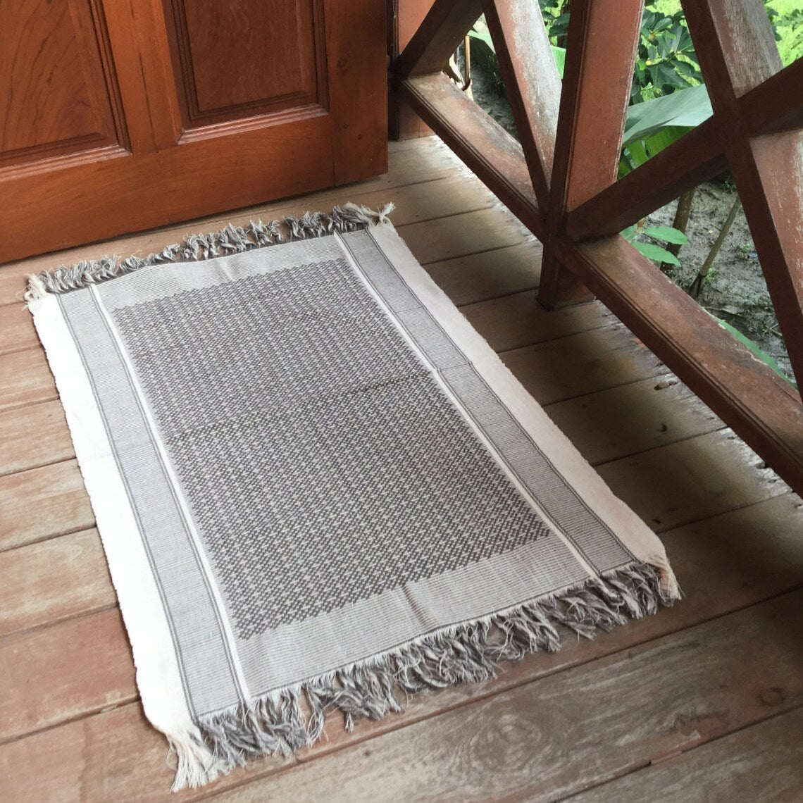 Eroyat Door mats of textile Hand Woven Pure Cotton Natural Dye Traditional backstrap weaving