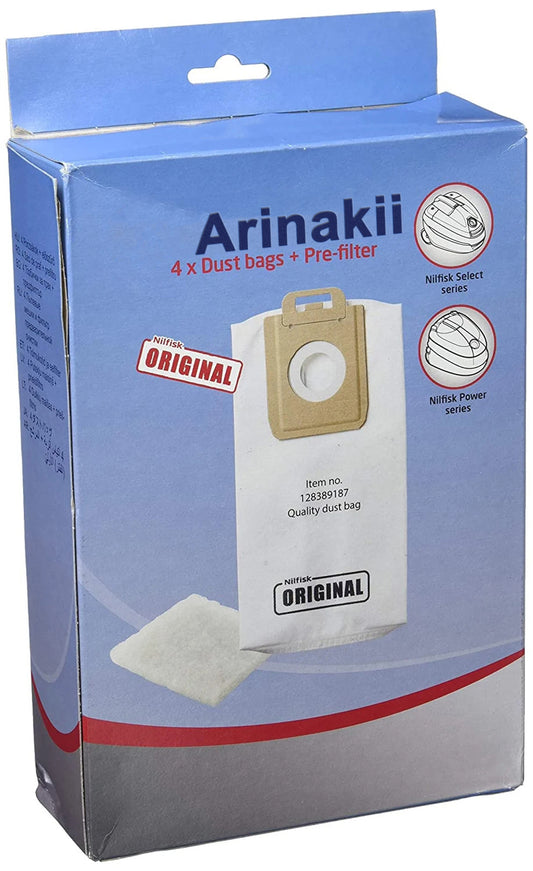 Arinakii 4pcs Universal vacuum cleaner bag Bio-degradable