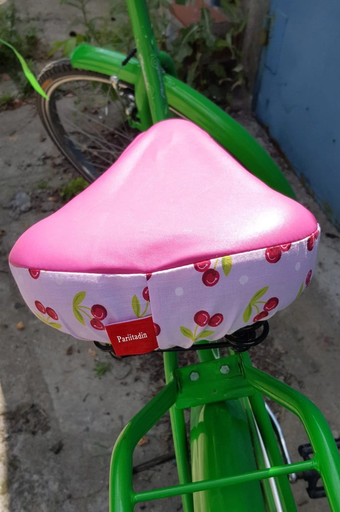 Pariitadin Saddle covers for bicycles pink handlebars cover