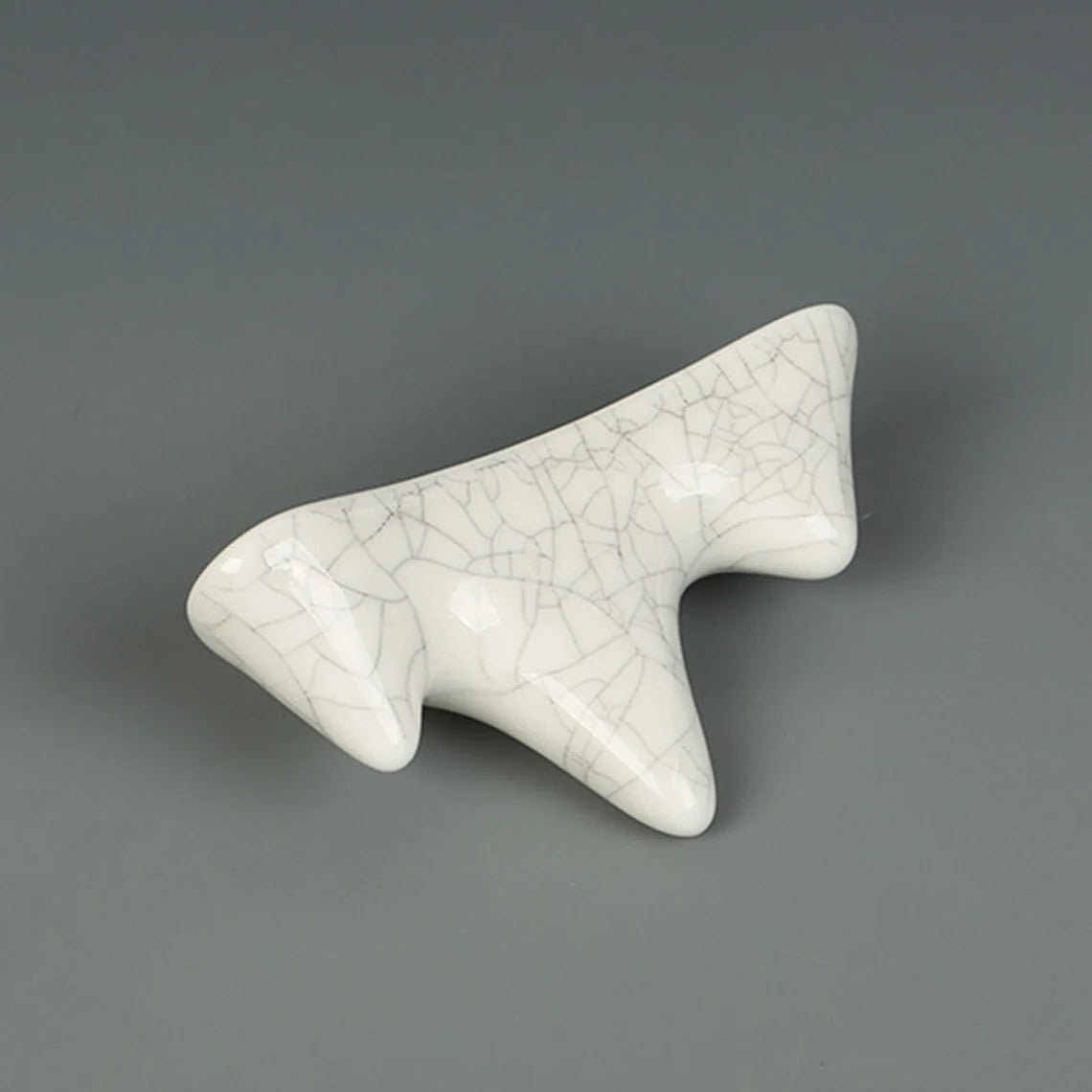 YIEO White Mountain Shape Handmade Ceramic Pen Holder Pen Rack Brush Pens Holder 9x4.7cm 0067