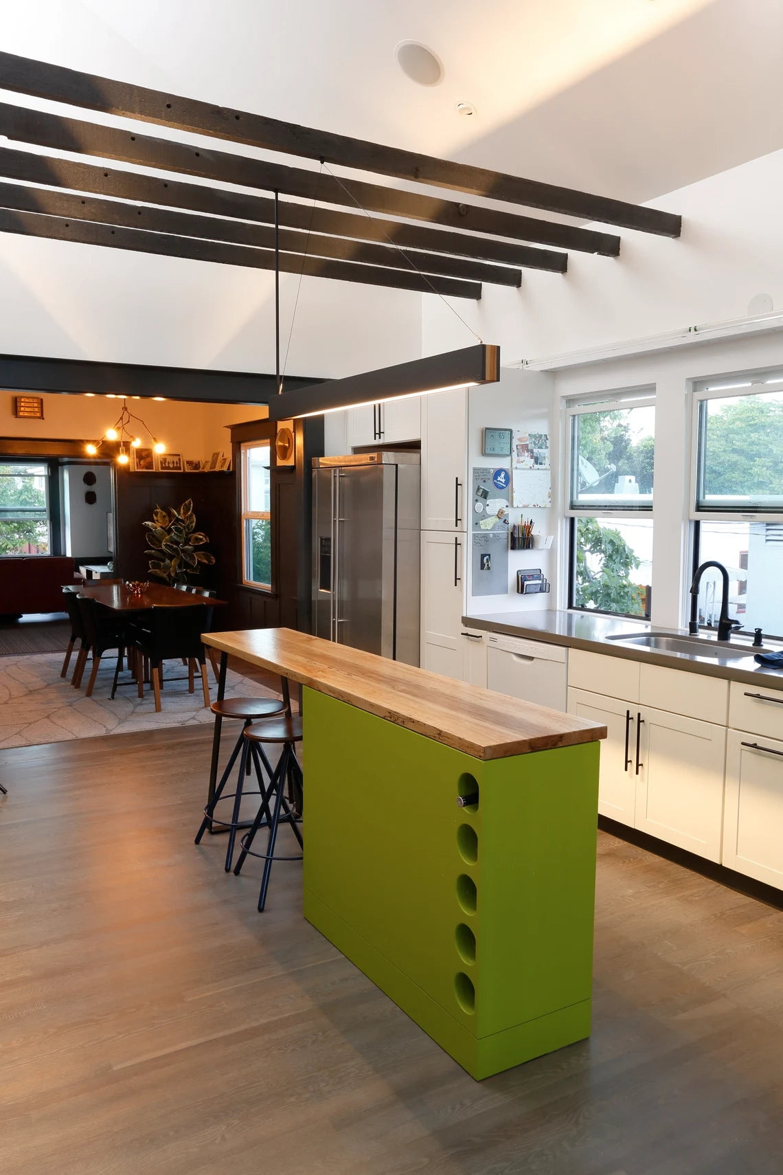 qingchenglucency Linear LED Light | Modern Chandelier | Open Beam Pendant | LED lighting fixtures for indoor