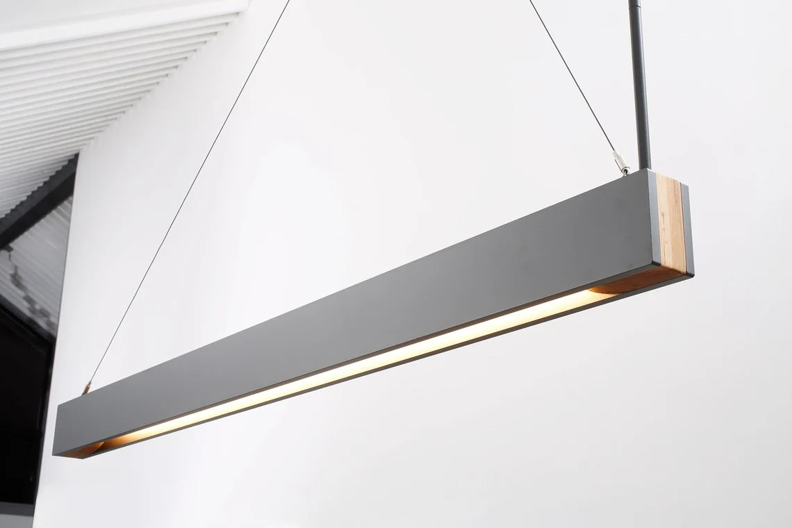 qingchenglucency Linear LED Light | Modern Chandelier | Open Beam Pendant | LED lighting fixtures for indoor